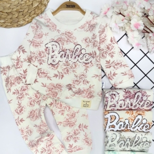 Комплект от 2 части  с надпис Барби от 3 г до 5 г