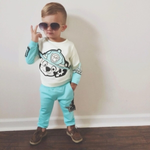 Пролетен комплект в тюркоазен цвят Пес Патрул от 2г до 5 г