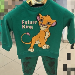 Комплект в зелено с надпис Future King -  2 части