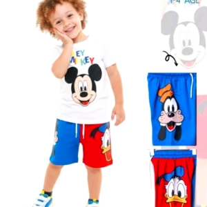 Летен екип за момче с Мики от 1 г до 4 г